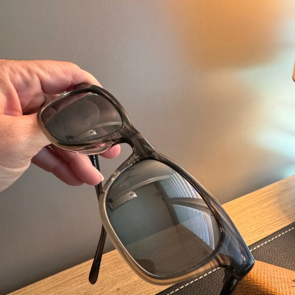 Ray-Ban Men’s Black Clear Gradient Square Sunglasses